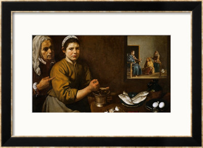 Christ In The House Of Martha And Mary, 1629-1630 by Diego Velazquez Pricing Limited Edition Print image