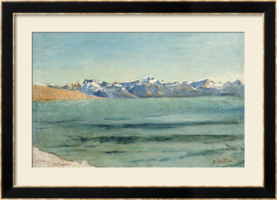 Sunrise Over Mont Blanc by Ferdinand Hodler Pricing Limited Edition Print image