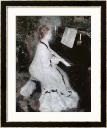 At The Piano by Pierre-Auguste Renoir Pricing Limited Edition Print image