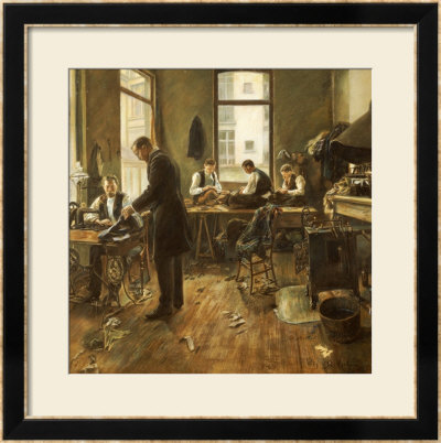 The Tailors by Leon Bartholomee Pricing Limited Edition Print image