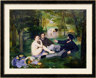 Dejeuner Sur L'herbe, 1863 by Edouard Manet Pricing Limited Edition Print image
