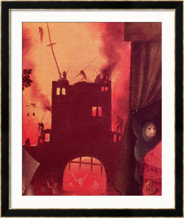 Tondal's Vision, Detail Of The Burning Gateway by Hieronymus Bosch Pricing Limited Edition Print image