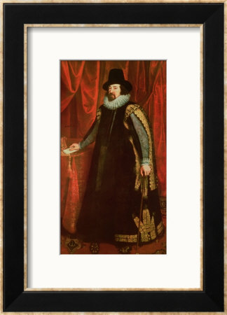 Sir Francis Bacon (1561-1626) Viscount Of St. Albans by Paul Van Somer Pricing Limited Edition Print image