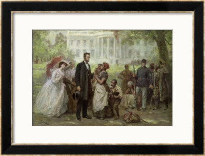 Lincoln And The Contraband by Jean Leon Gerome Ferris Pricing Limited Edition Print image