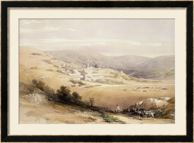 Nazareth, April 28Th 1839, Plate 28 From Volume I Of The Holy Land, Pub. 1842 by David Roberts Pricing Limited Edition Print image