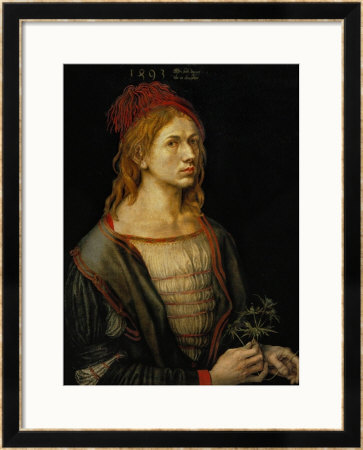 Self-Portrait, 1493 by Albrecht Dürer Pricing Limited Edition Print image