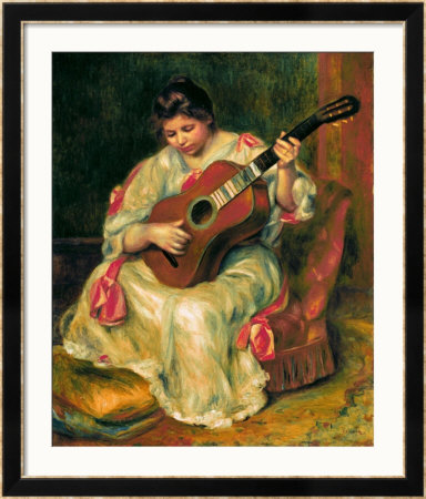 The Guitar Player by Pierre-Auguste Renoir Pricing Limited Edition Print image