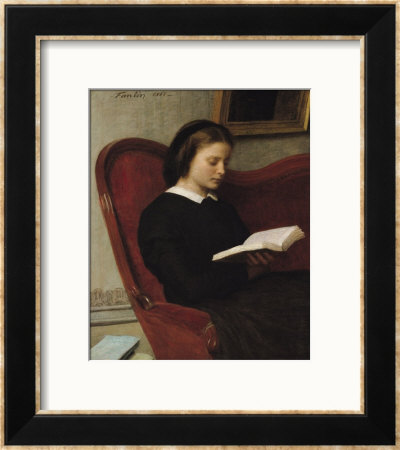 The Reader, 1861 by Henri Fantin-Latour Pricing Limited Edition Print image