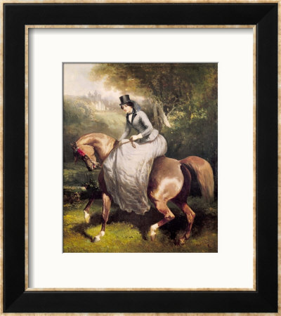 Amazon In The Forest At Pierrefonds by Alfred De Dreux Pricing Limited Edition Print image