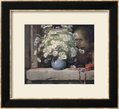 The Bouquet Of Margueritas by Jean-Francois Millet Pricing Limited Edition Print image