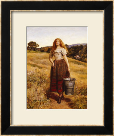 The Farmer's Daughter by John Everett Millais Pricing Limited Edition Print image