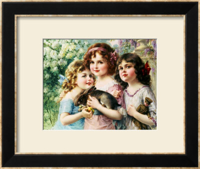 The Three Graces by Emile Vernon Pricing Limited Edition Print image