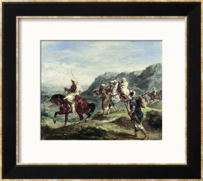 Arabs Traveling by Eugene Delacroix Pricing Limited Edition Print image