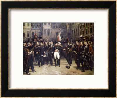 Napoleon's Farewell At Fountainbleau by Horace Vernet Pricing Limited Edition Print image