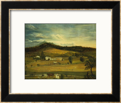 An American Farm, American School (19Th Century) by John Bachman Pricing Limited Edition Print image
