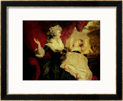 Georgiana, Duchess Of Devonshire And Her Daughter, Lady Georgiana Cavendish, 1784 by Joshua Reynolds Pricing Limited Edition Print image