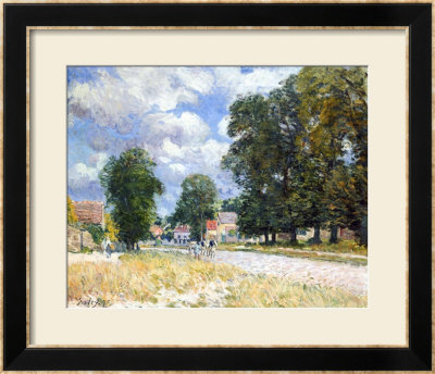 The Road To Marly-Le-Roi by Alfred Sisley Pricing Limited Edition Print image