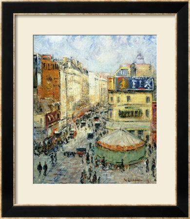 La Rue De Clignancourt, 1924 by Gustave Loiseau Pricing Limited Edition Print image