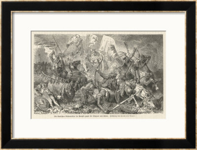The Teutonic Knights Attack Poland And Lithuania by Hermann Vogel Pricing Limited Edition Print image