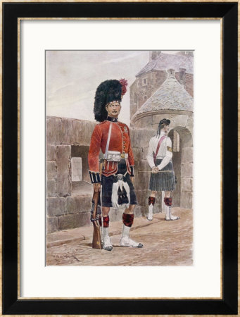 The Black Watch Royal Highlanders by Richard Caton Woodville Pricing Limited Edition Print image