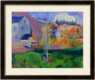 Brittany Landscape: The David Mill, 1894 by Paul Gauguin Pricing Limited Edition Print image