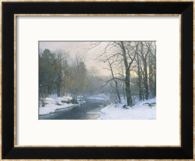 The Woods In Silver And Gold by Anders Andersen-Lundby Pricing Limited Edition Print image