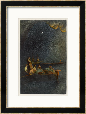 Morgan Takes A Spanish Treasure Ship Then Watches It Burn by Howard Pyle Pricing Limited Edition Print image