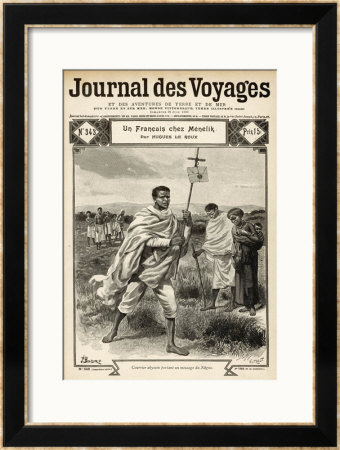 An Ethiopian Courier Carries A Message From The Negus by Joseph Beuzon Pricing Limited Edition Print image