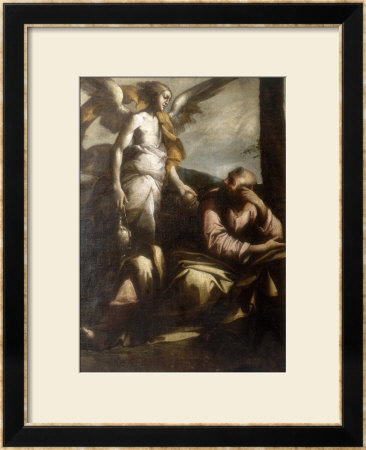 Angel Appearing To Elijah, Conserved At The Galleria Estense In Modena by Giovanni Donducci Pricing Limited Edition Print image