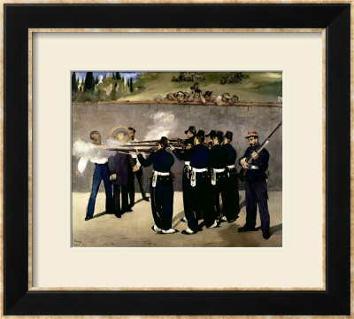The Execution Of The Emperor Maximilian, 1867-8 by Édouard Manet Pricing Limited Edition Print image