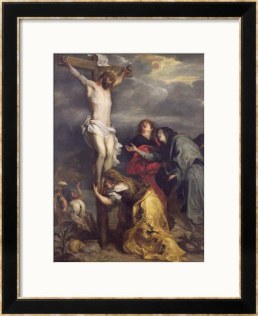 Christ On The Cross, Circa 1628-30 by Sir Anthony Van Dyck Pricing Limited Edition Print image