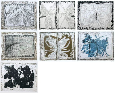 Aupres De Mon Lac (Suite De 7 Gravures) by Jean-Paul Riopelle Pricing Limited Edition Print image