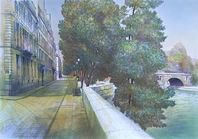 Paris, Quai D'anjou by Rolf Rafflewski Pricing Limited Edition Print image