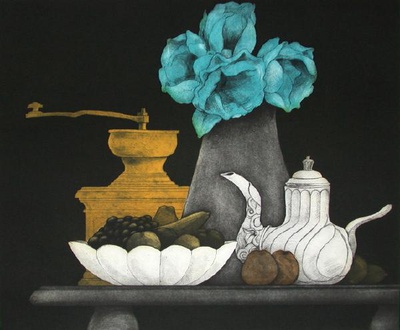 Mouiin A Cafe by Miguel Herrera Pricing Limited Edition Print image