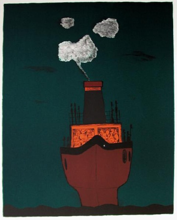 Moyens De Transport : Le Bateau by Juan Carlos Aznar Pricing Limited Edition Print image