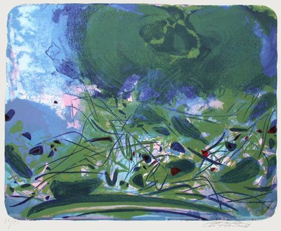 Premices Vertes by Chu Teh-Chun Pricing Limited Edition Print image