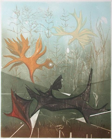 Les Fabulations De L'equiiibriste by Renee Lubarow Pricing Limited Edition Print image
