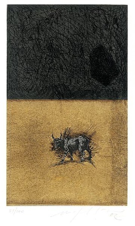 Sans Titre (Taureau) by Mimmo Paladino Pricing Limited Edition Print image