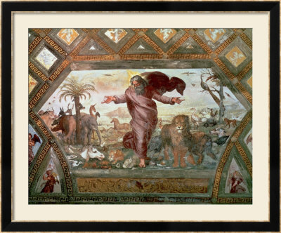 God Creating The Earth by Raphael Pricing Limited Edition Print image
