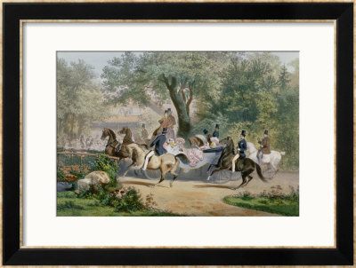 Promenade Au Bois by Eugene Charles Francois Guerard Pricing Limited Edition Print image