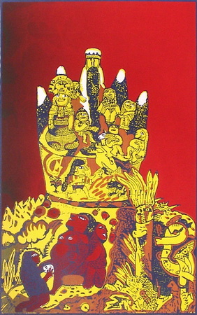 Scène Mystique by Mario Murua Pricing Limited Edition Print image