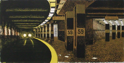 59 Th Street Subway by Colleen Browning Pricing Limited Edition Print image