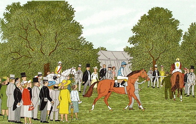 Des Chevaux Et Des Hommes : Le Paddock by Vincent Haddelsey Pricing Limited Edition Print image