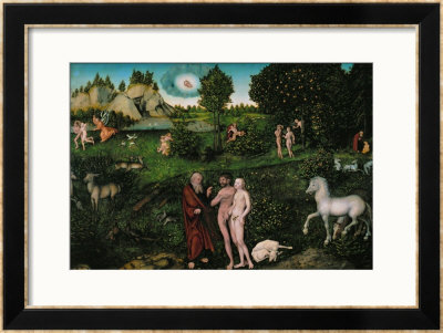 Paradise, 1530 by Lucas Cranach The Elder Pricing Limited Edition Print image