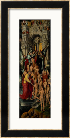 Reception Of The Righteous Into Heaven, Left Panel Of Last Judgment Triptych, 1467-71 by Hans Memling Pricing Limited Edition Print image