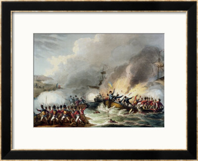 Landing Of The British Troops In Egypt, March 1801 by William Heath Pricing Limited Edition Print image