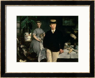 Luncheon In The Studio, 1868 by Édouard Manet Pricing Limited Edition Print image