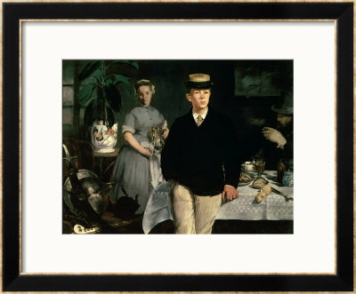 Luncheon In The Studio, 1868 by Edouard Manet Pricing Limited Edition Print image