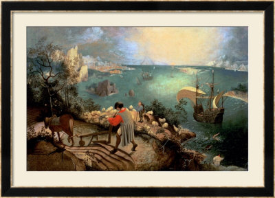 Landscape With The Fall Of Icarus, Circa 1555 by Pieter Bruegel The Elder Pricing Limited Edition Print image