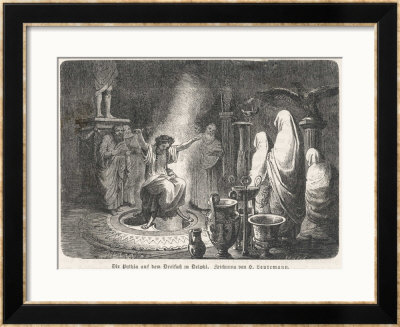 The Oracle Of Delphi Entranced by H. Leutemann Pricing Limited Edition Print image